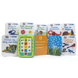 World of Eric Carle Electronic Me Reader Jr & 8 Book Library 6 months + Baby Toy