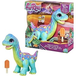 FurReal Friends Snackin’ Sam The Bronto Brontosaurus Dinosaur Interactive Plush