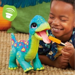 FurReal Friends Snackin’ Sam The Bronto Brontosaurus Dinosaur Interactive Plush