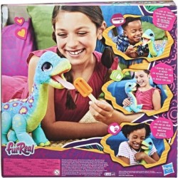 FurReal Friends Snackin’ Sam The Bronto Brontosaurus Dinosaur Interactive Plush